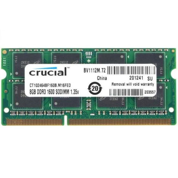 Heavy truck unpleasant Lounge Buy Crucial 8GB DDR3 1600MHz SODIMM RAM at Lowest Price in India